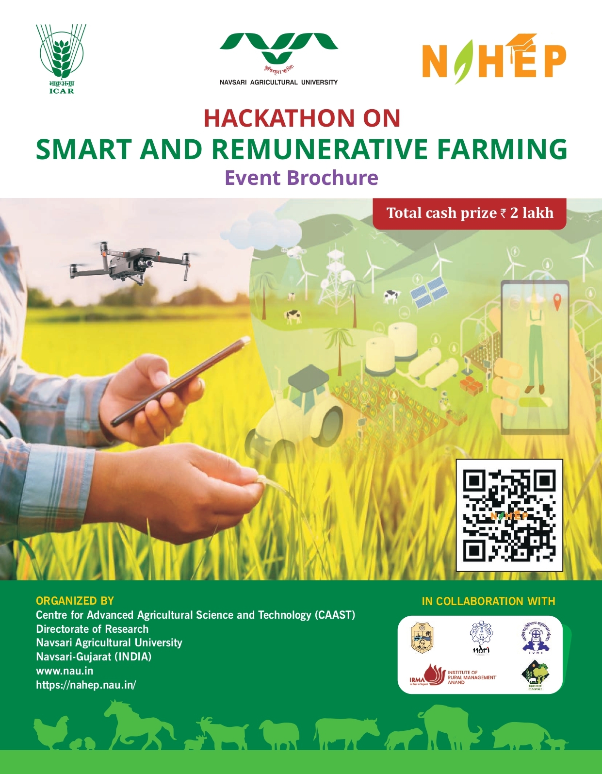 National level Hackathon on Smart and Remunerative Farming.